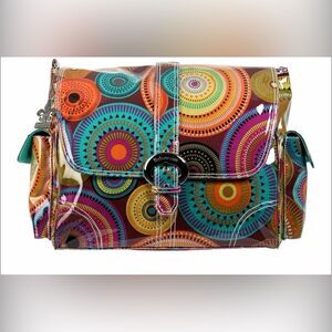 Kalencom Laminated Buckle Diaper Bag, Tequila
